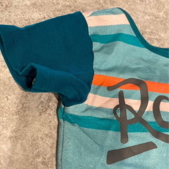 Rags Striped size f12-18 One Piece Romper - Picture 4 of 7